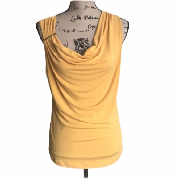 Calvin Klein Tops - Calvin Klein sleeveless drape collar blouse